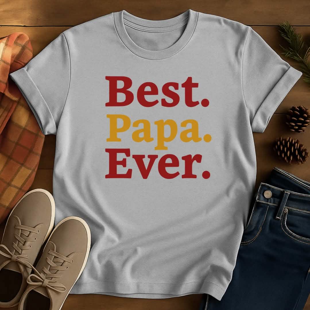 Best Papa Grandpa T-Shirt