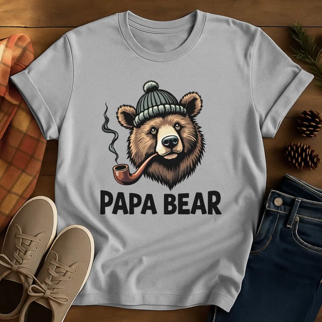 Pipe Bear Grandpa T-Shirt