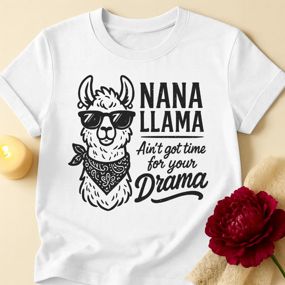 Nana Llama Grandma T-Shirt