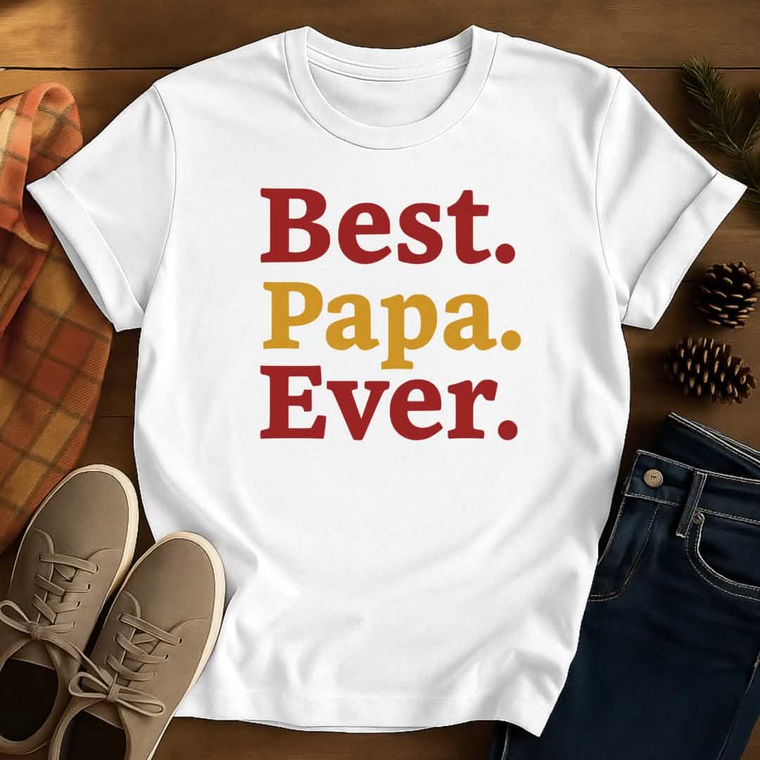 Best Papa Grandpa T-Shirt