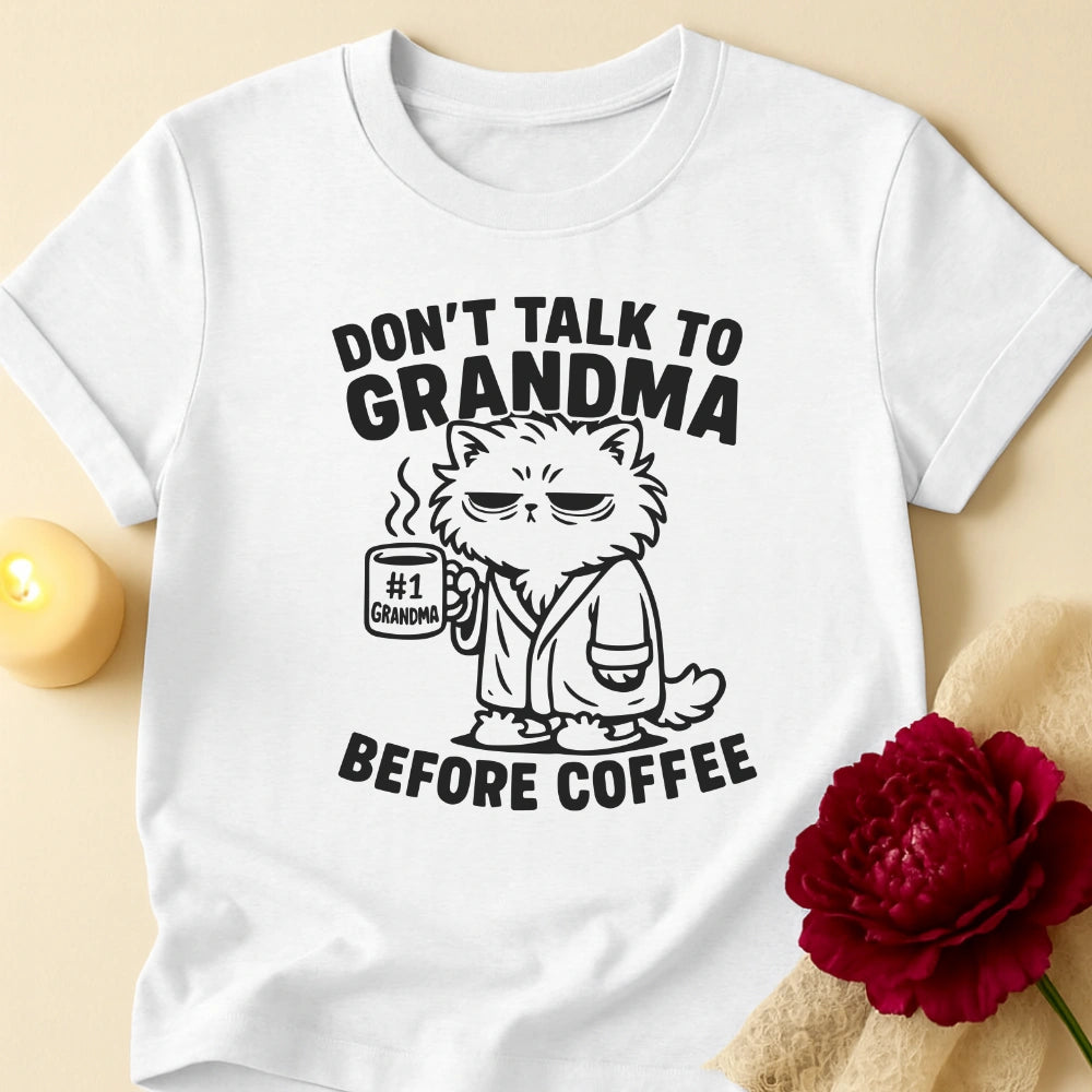 Coffee Start Grandma T-Shirt