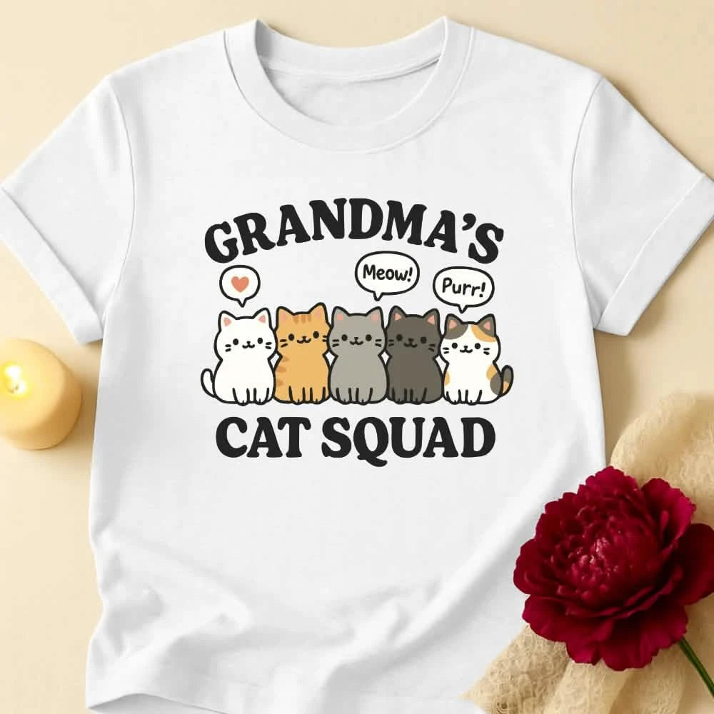 Cat Crew Grandma T-Shirt