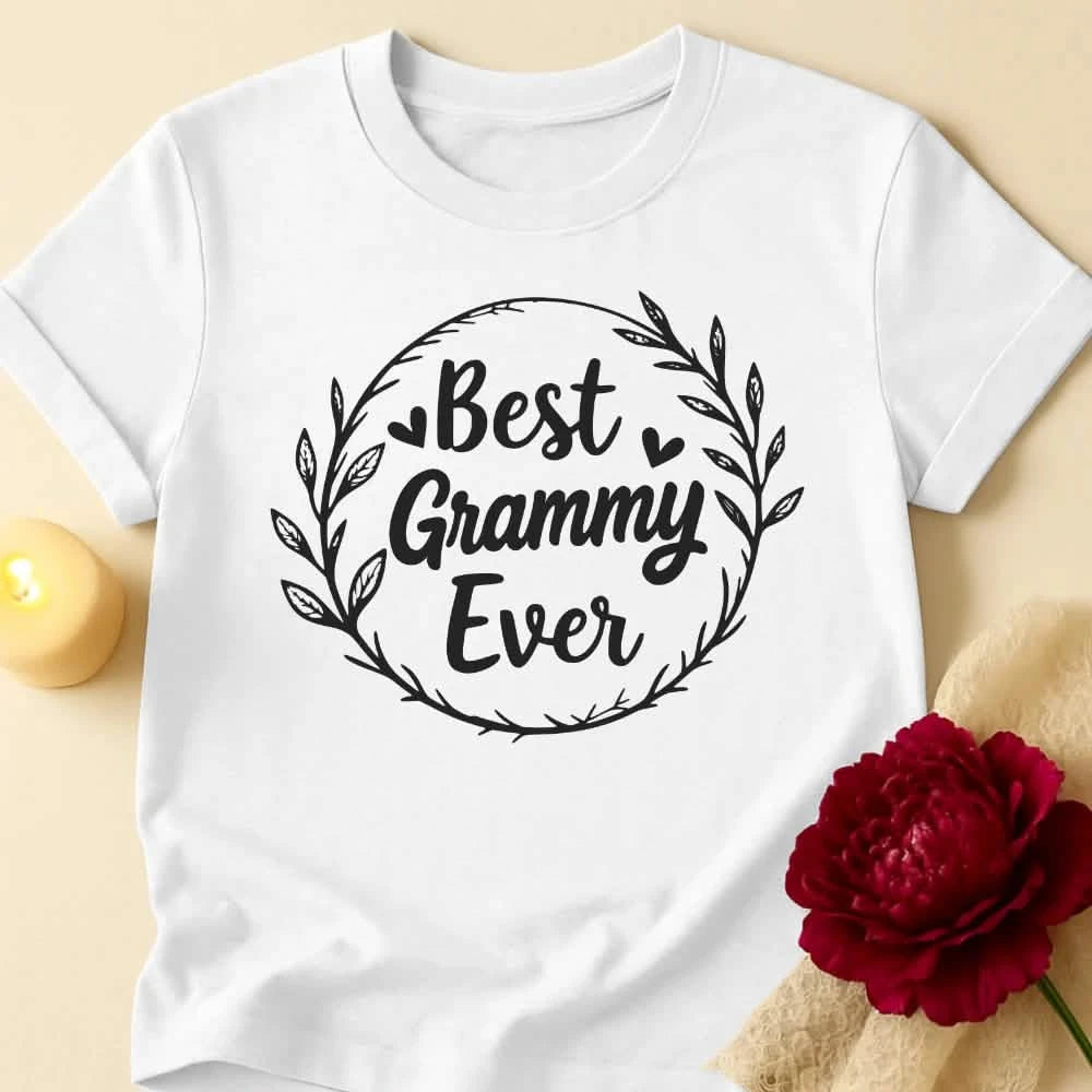Wreath Crown Grandma T-Shirt