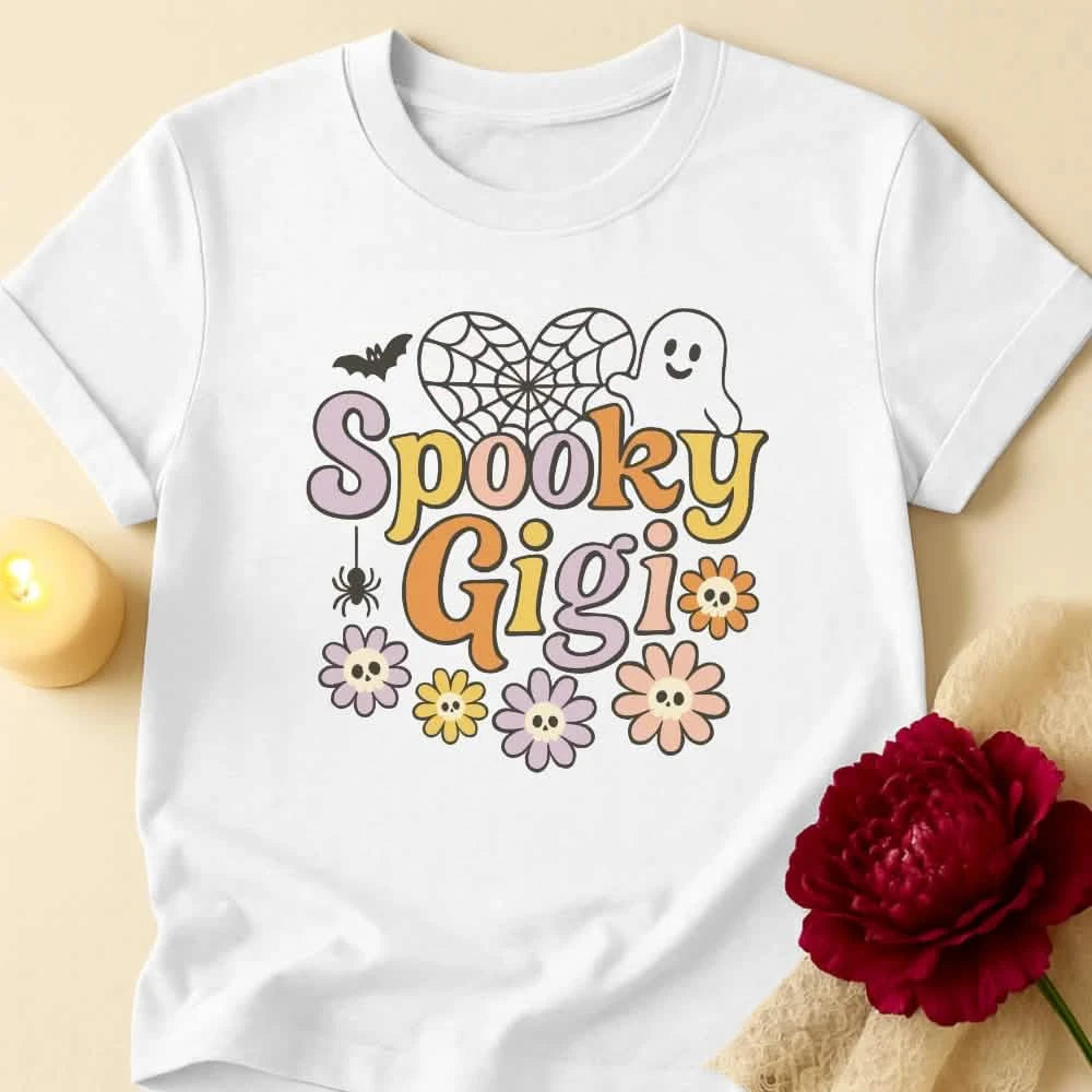 Spooky Gigi Grandma Halloween T-Shirt