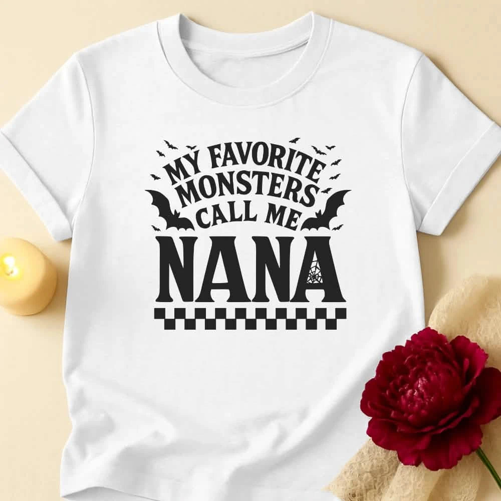 Monsters Name Grandma Halloween T-Shirt
