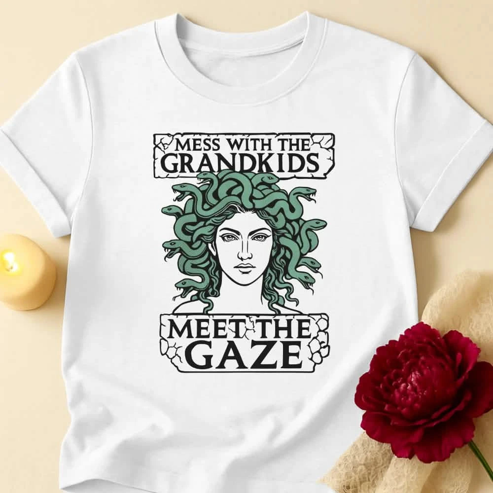 Medusa Gaze Grandma T-Shirt