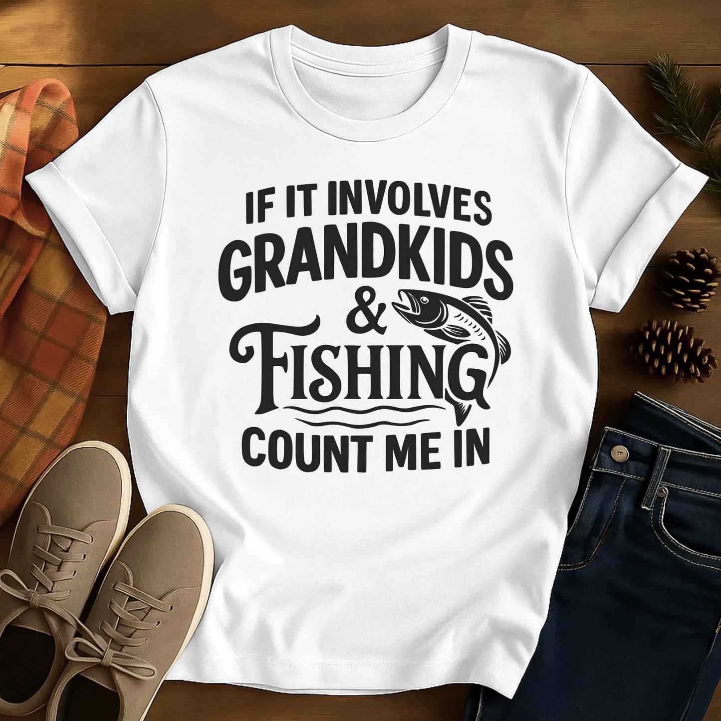 Fishing Crew Grandpa T-Shirt
