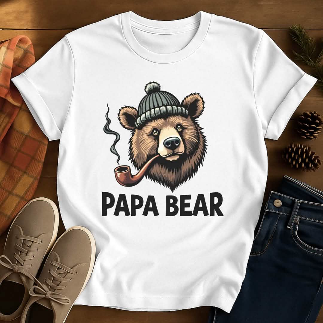Pipe Bear Grandpa T-Shirt