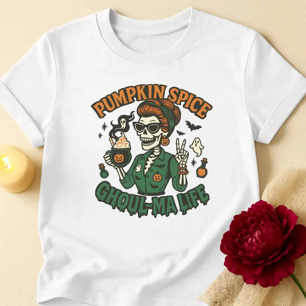 Ghoul Spice Grandma Halloween T-Shirt