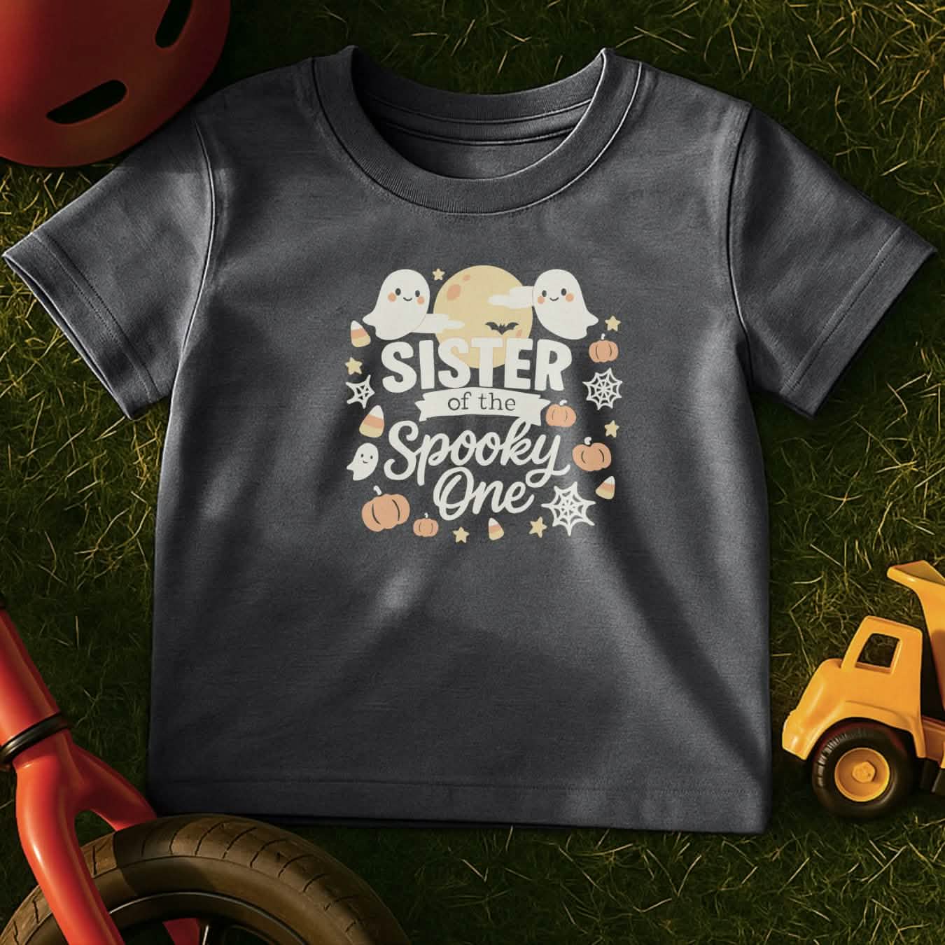 Spooky Sister Toddler Halloween T-Shirt