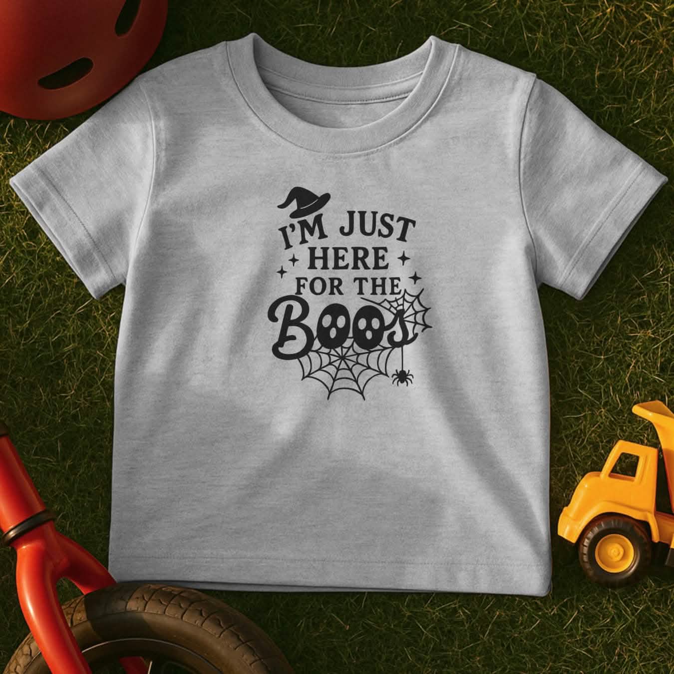 Boo Vibes Toddler Halloween T-Shirt