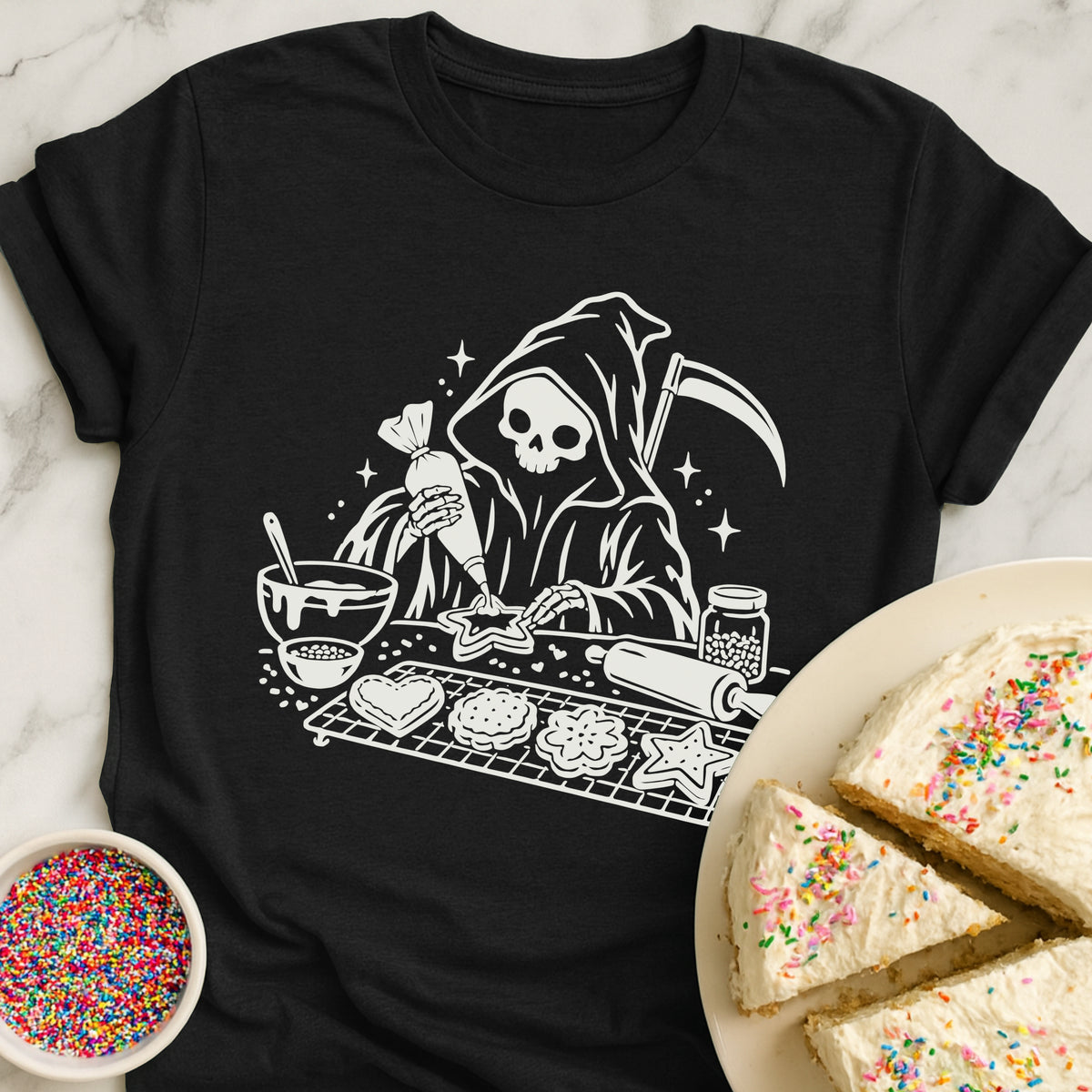 Grim Reaper Cookies T-Shirt