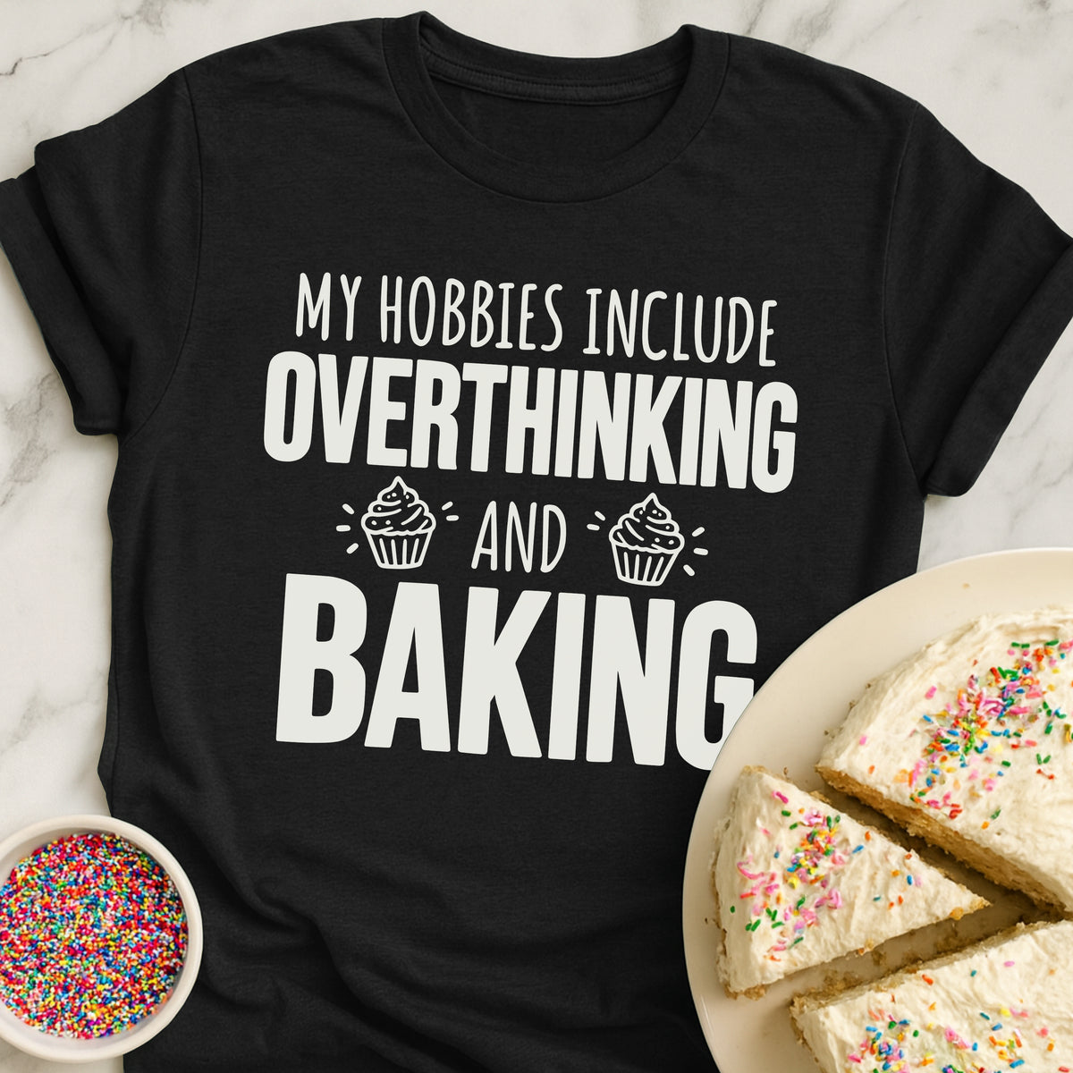 Overthinking And Baking T-Shirt