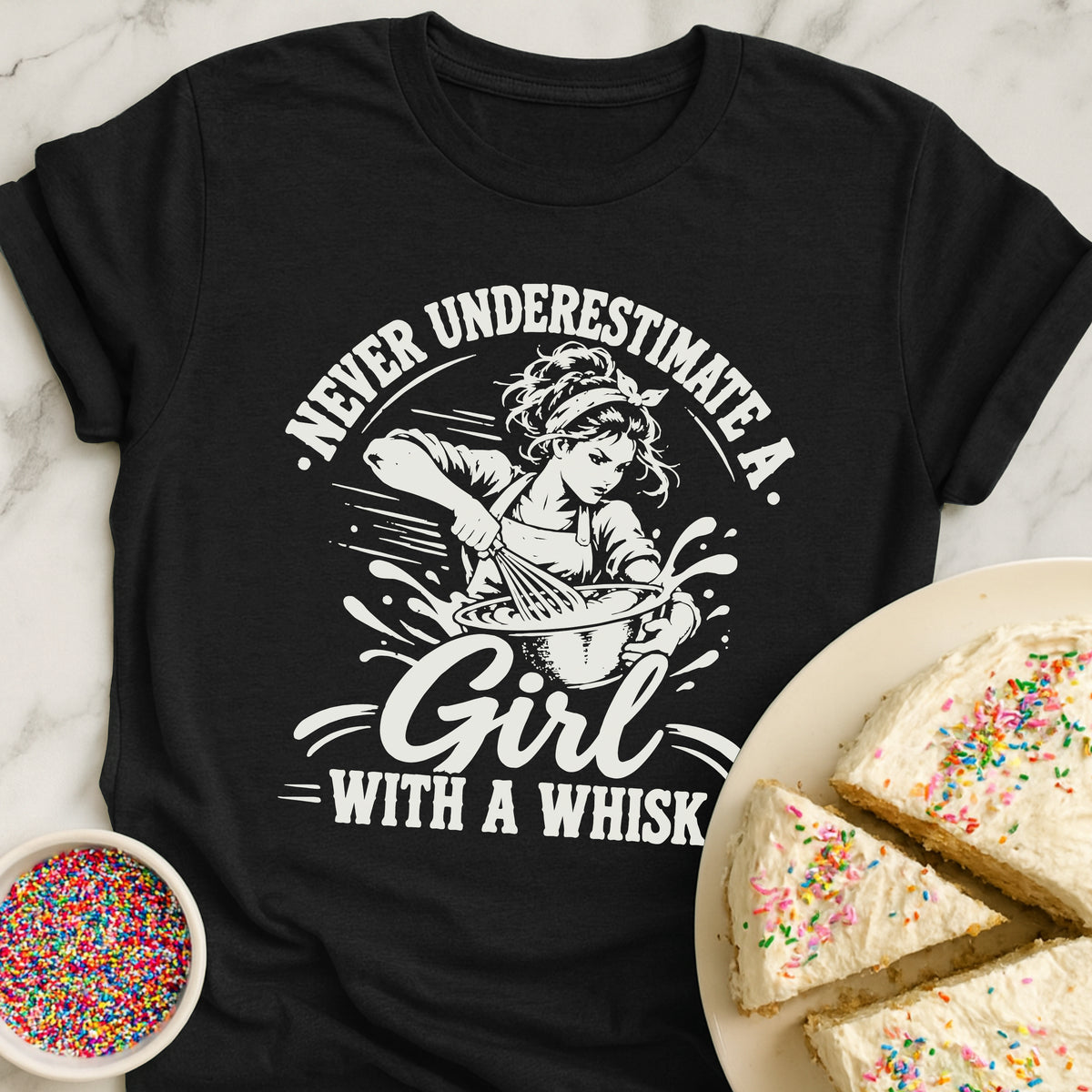 Girl With A Whisk T-Shirt
