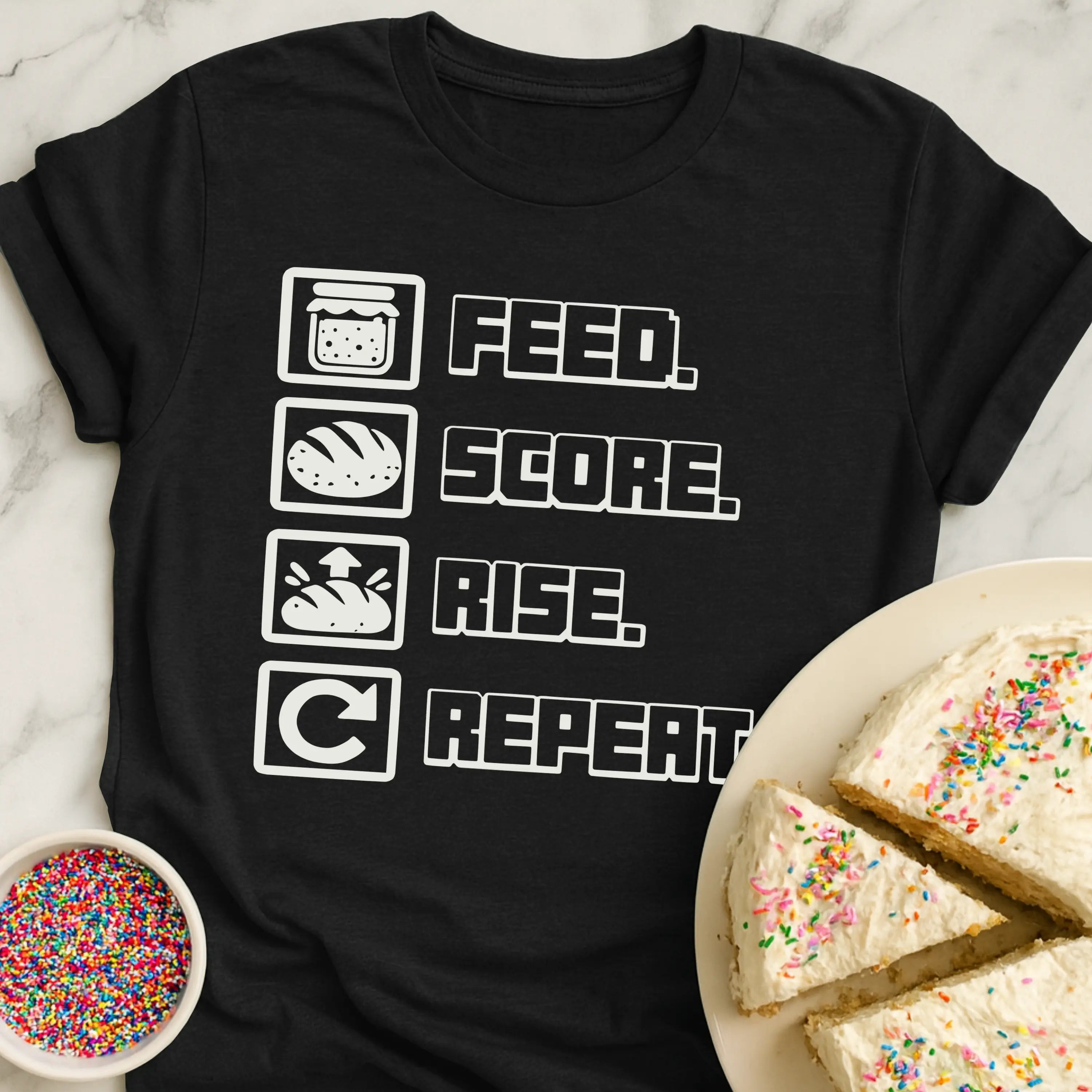 Feed Score Rise Repeat T-Shirt