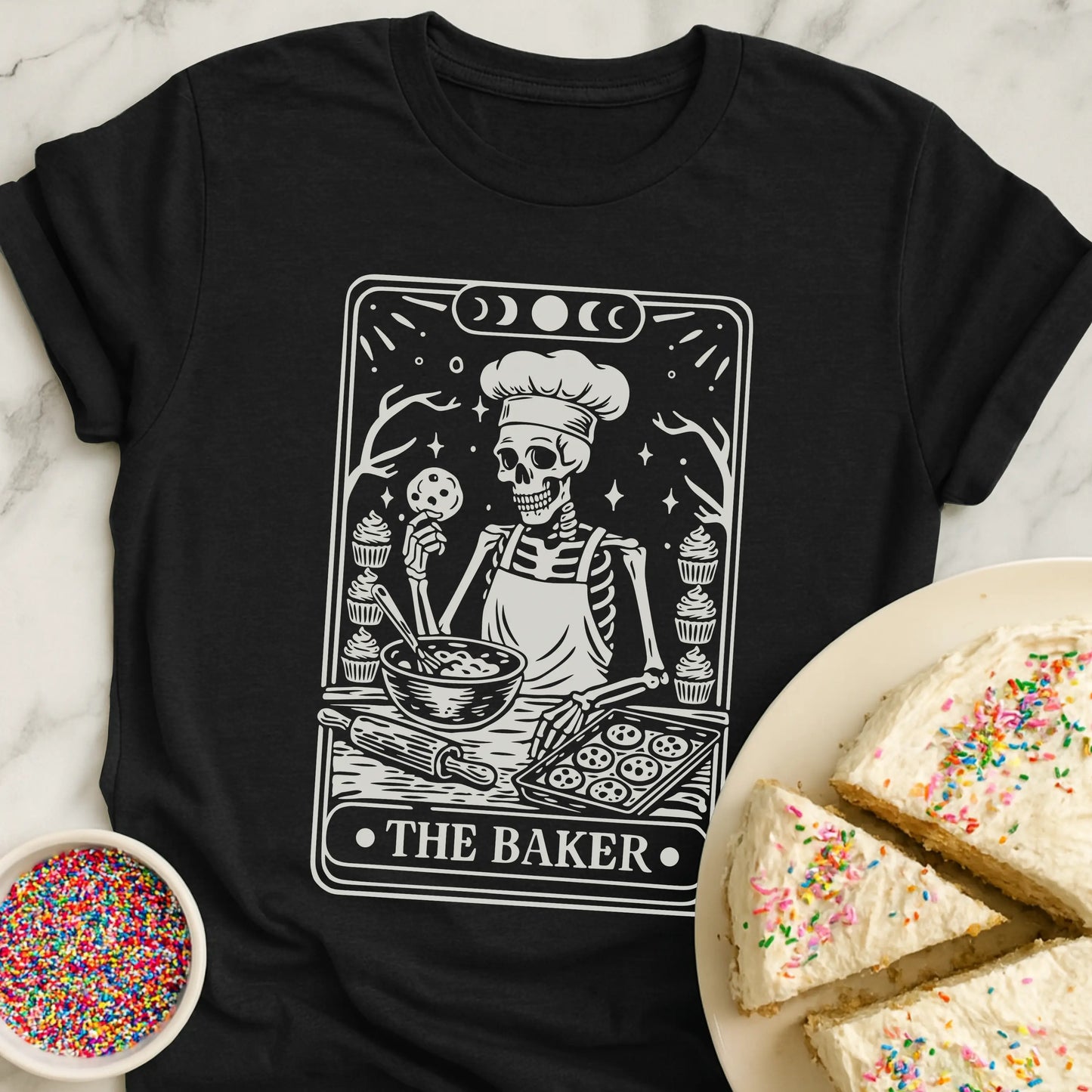 Baker Tarot Card T-Shirt