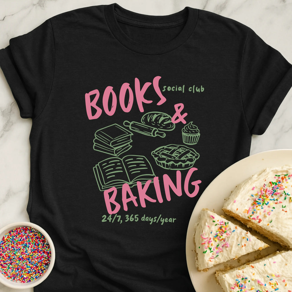Books Baking Club T-Shirt