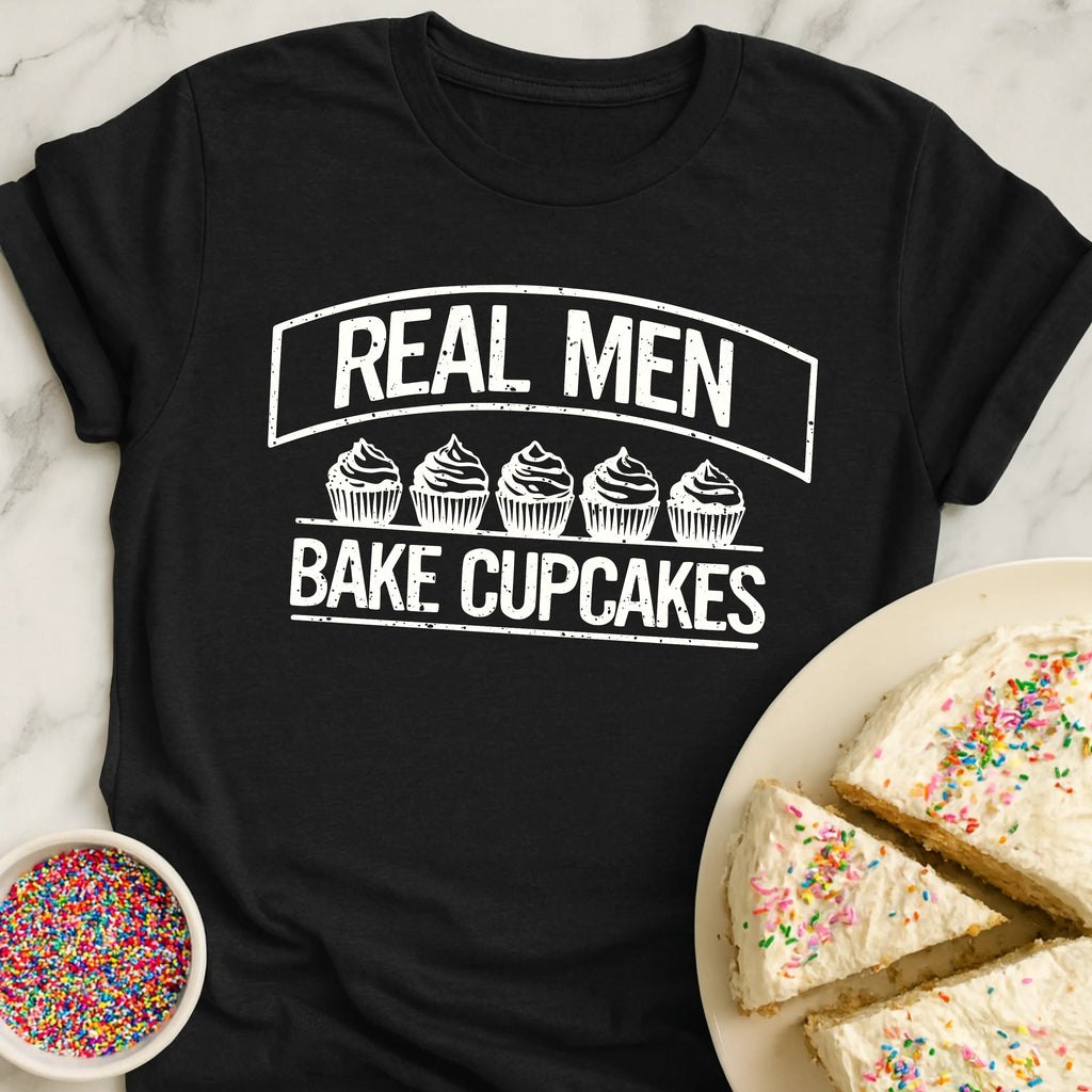 Men Bake Cupcakes T-Shirt