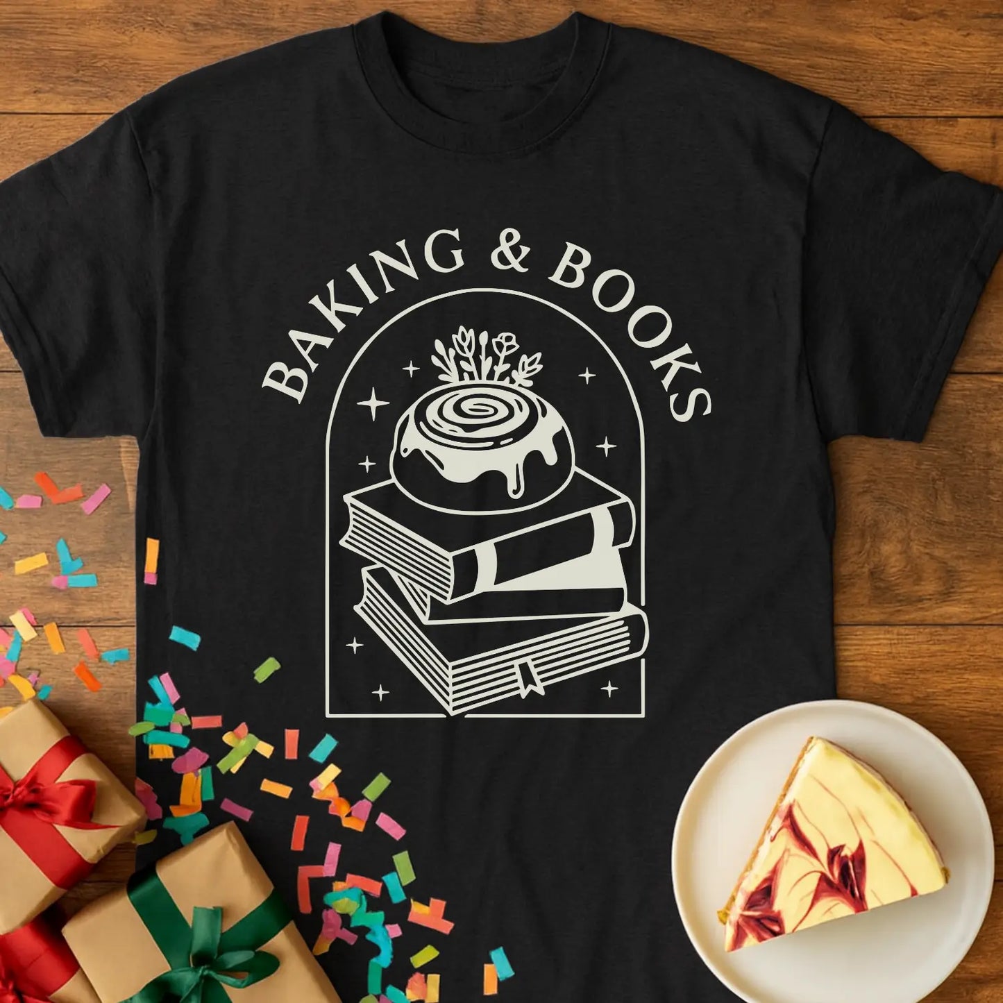 Baking and Books Grandma T-Shirt