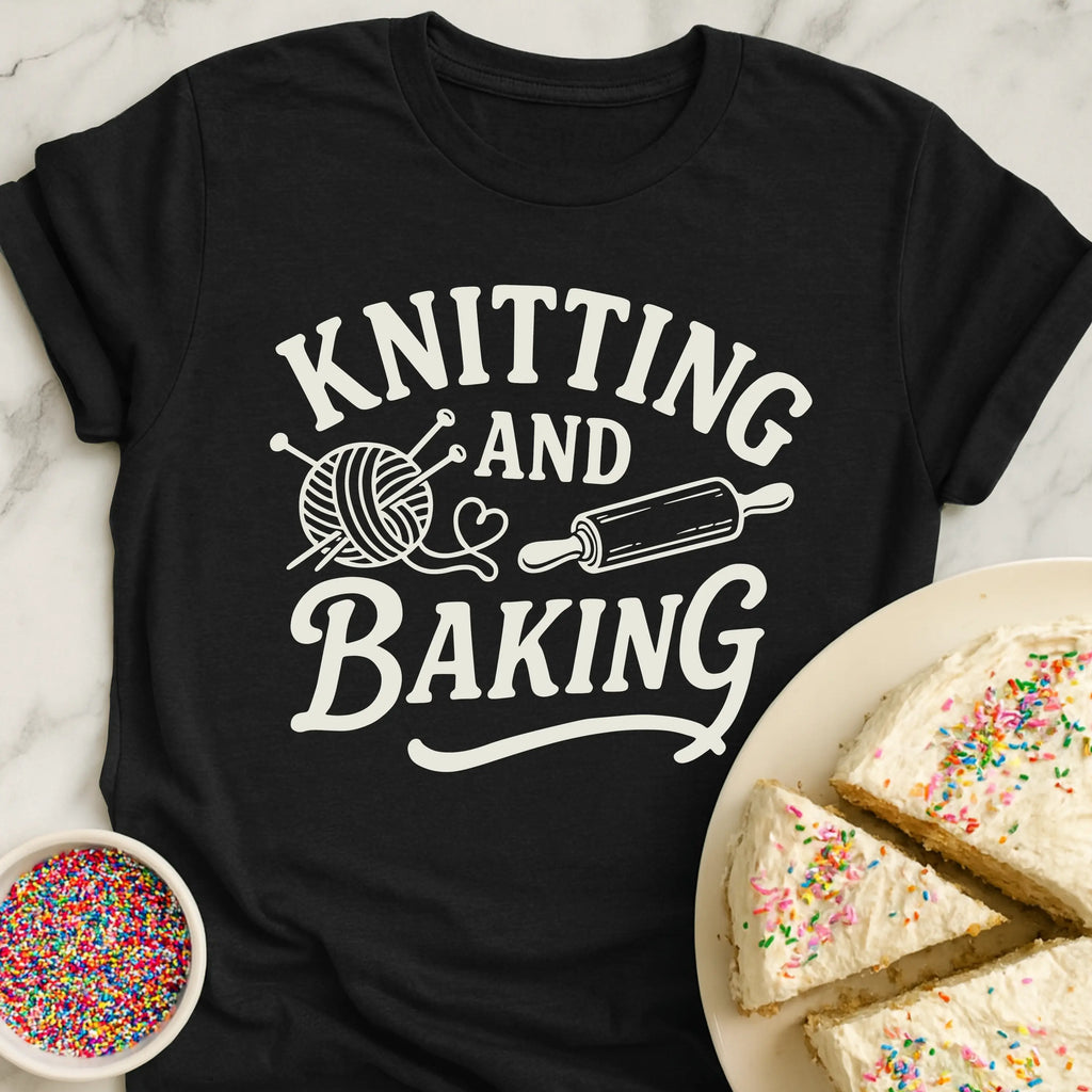 Knitting And Baking T-Shirt