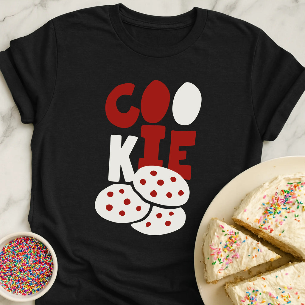 Cookie Red White T-Shirt