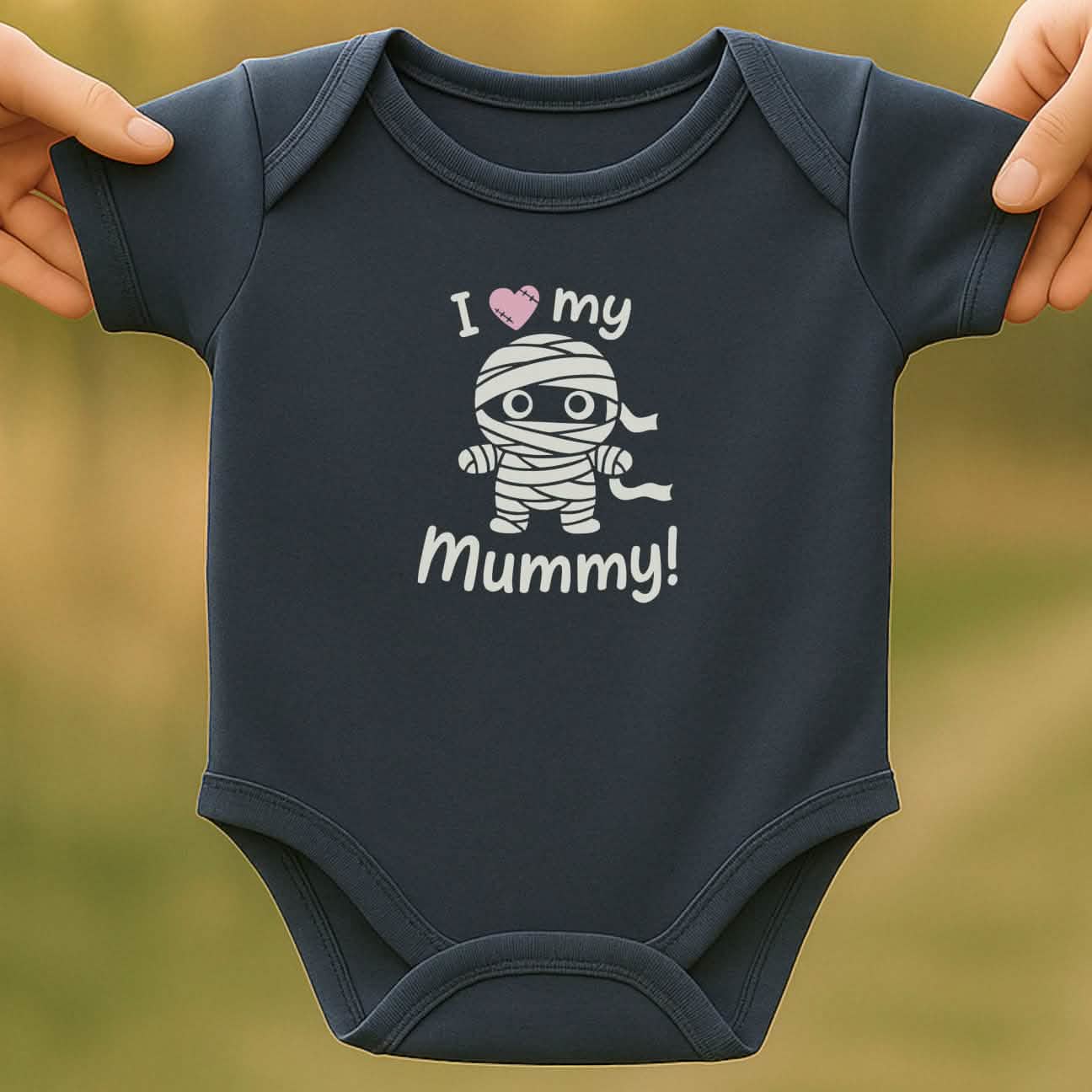 Love Mummy Baby Halloween Bodysuit