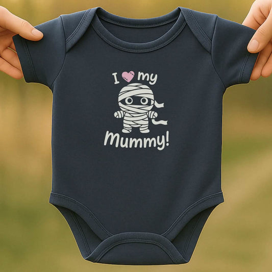 Love Mummy Baby Halloween Bodysuit
