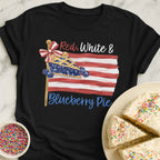 Red White Blueberry Pie T-Shirt