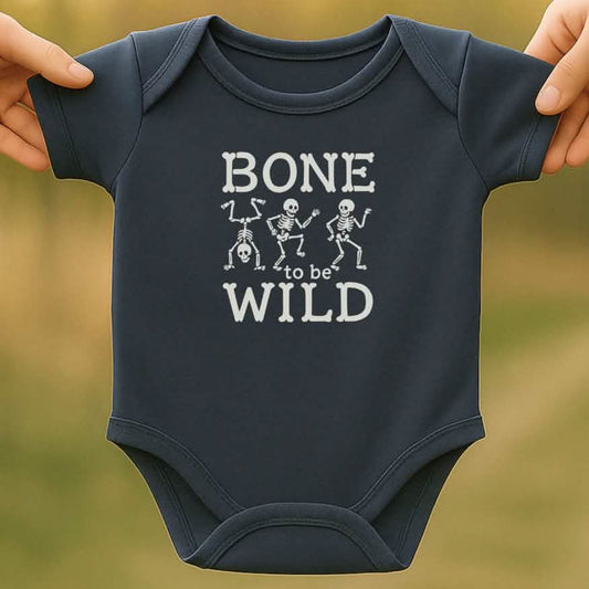 Bone Wild Baby Halloween Bodysuit