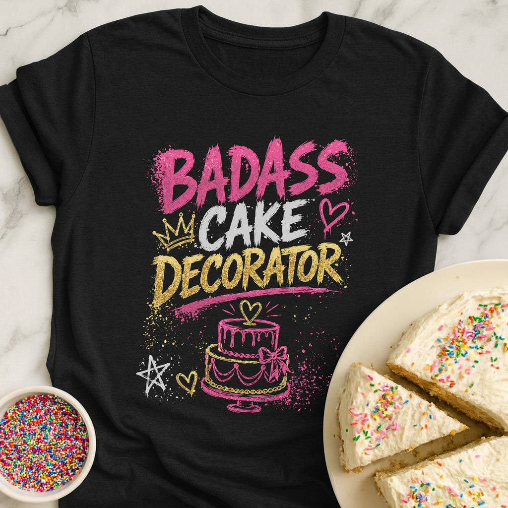 Badass Cake Decorator T-Shirt