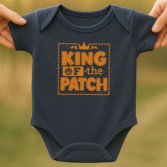 Patch King Baby Halloween Bodysuit