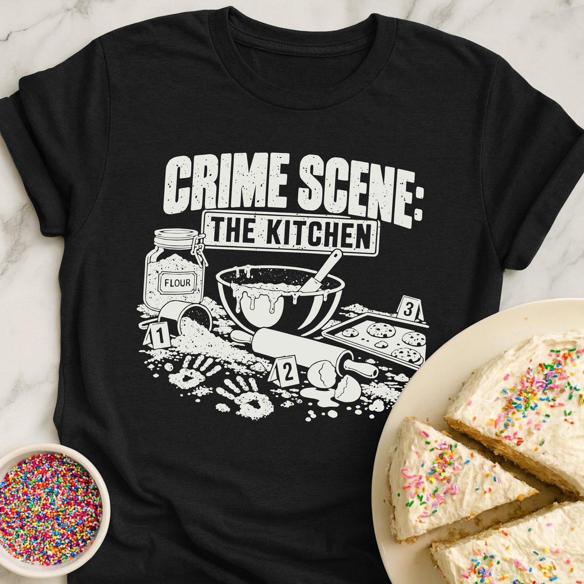 Crime Scene Kitchen T-Shirt
