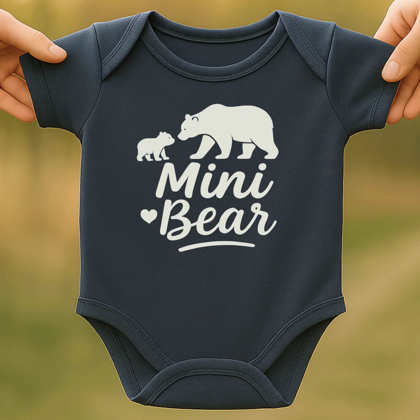 Mini Bear Baby Bodysuit