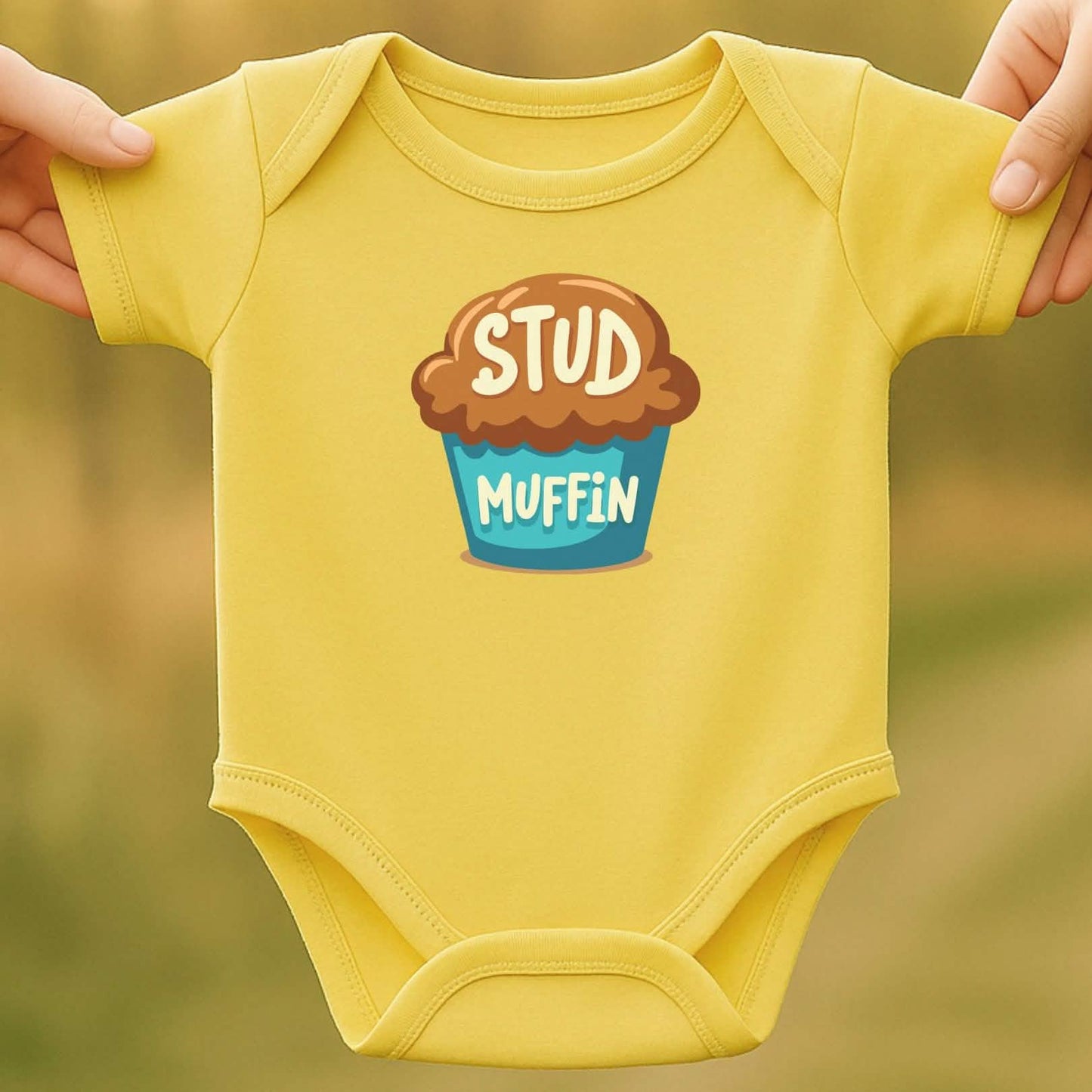 Stud Muffin Baby Bodysuit
