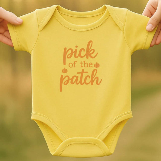 Patch Pick Baby Halloween Bodysuit