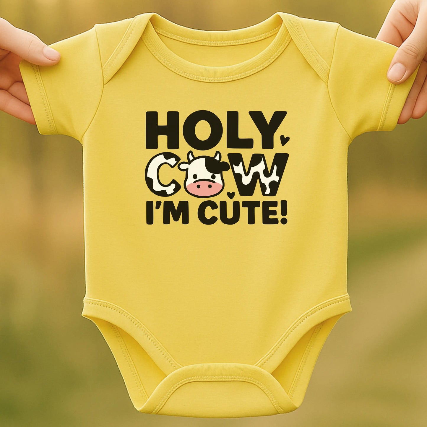 Holy Cow Baby Bodysuit