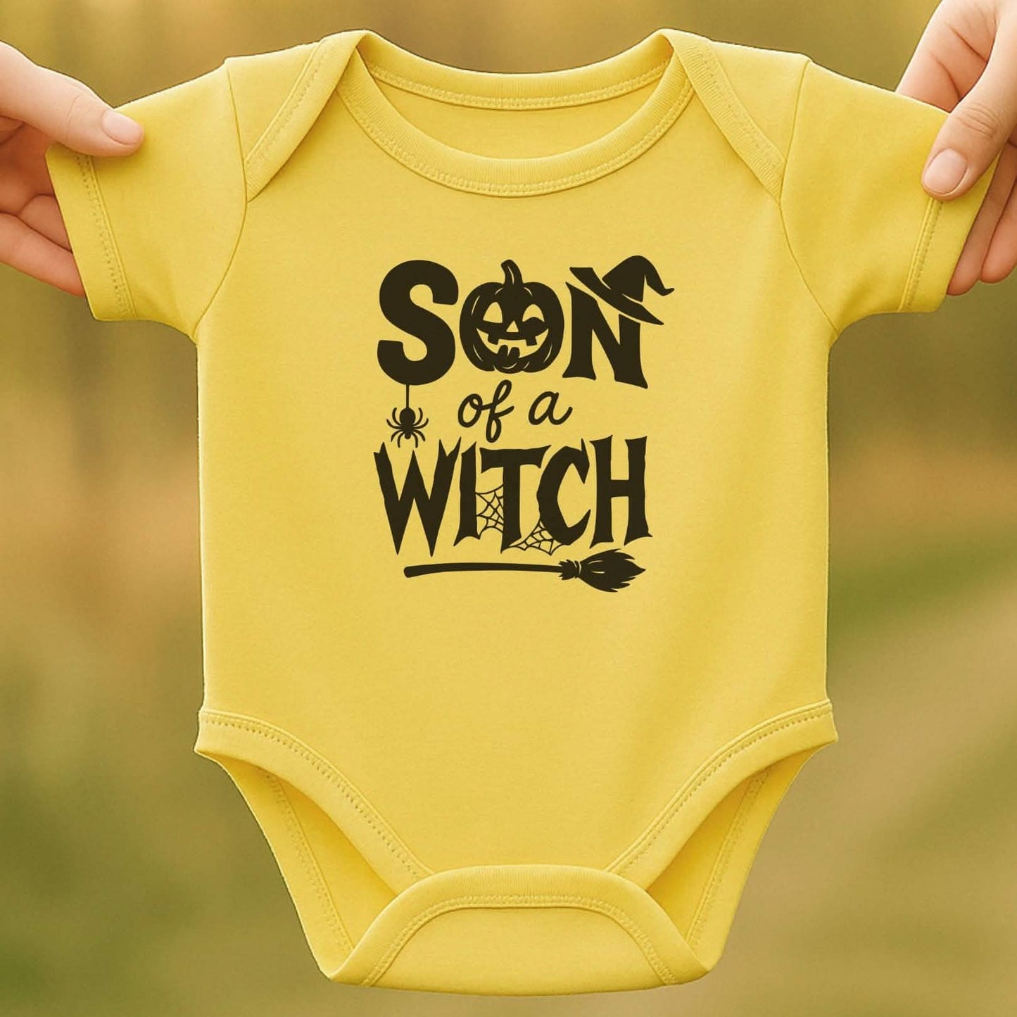 Witches Son Baby Halloween Bodysuit