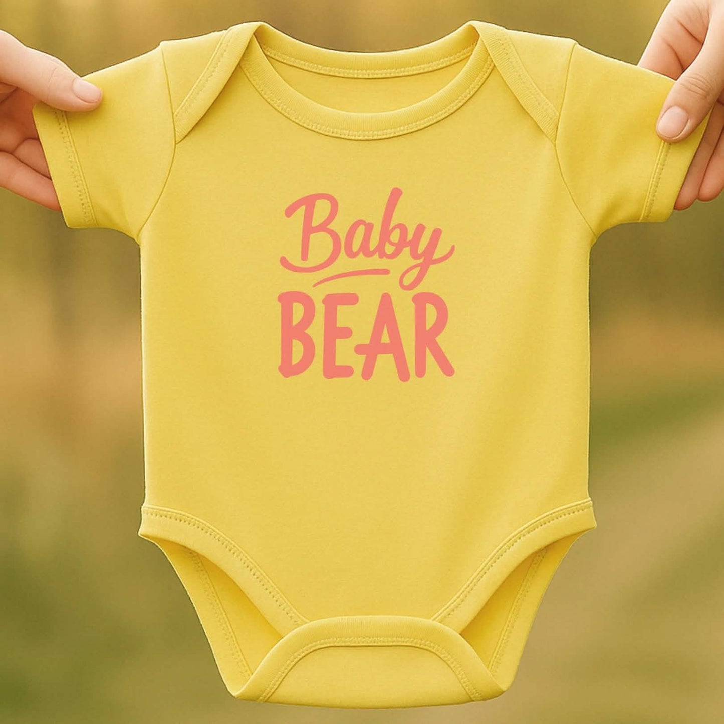 Snuggle Bear Baby Bodysuit