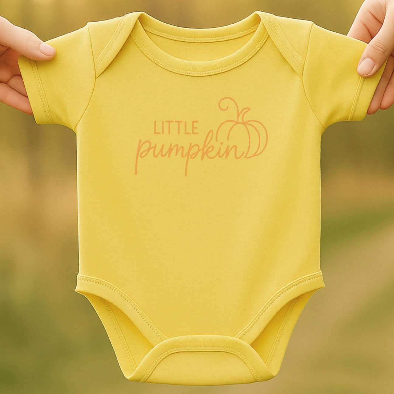 Little Pumpkin Halloween Baby Bodysuit