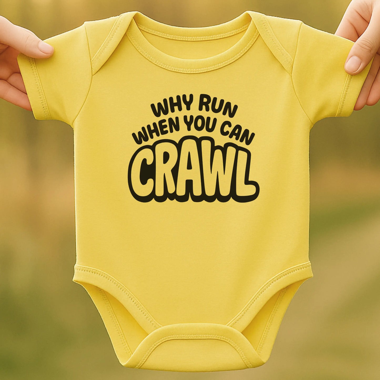 Why Run Baby Bodysuit