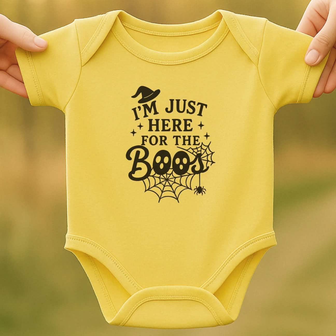 Boo Vibes Baby Halloween Bodysuit