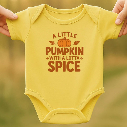 Pumpkin Spice Baby Halloween Bodysuit