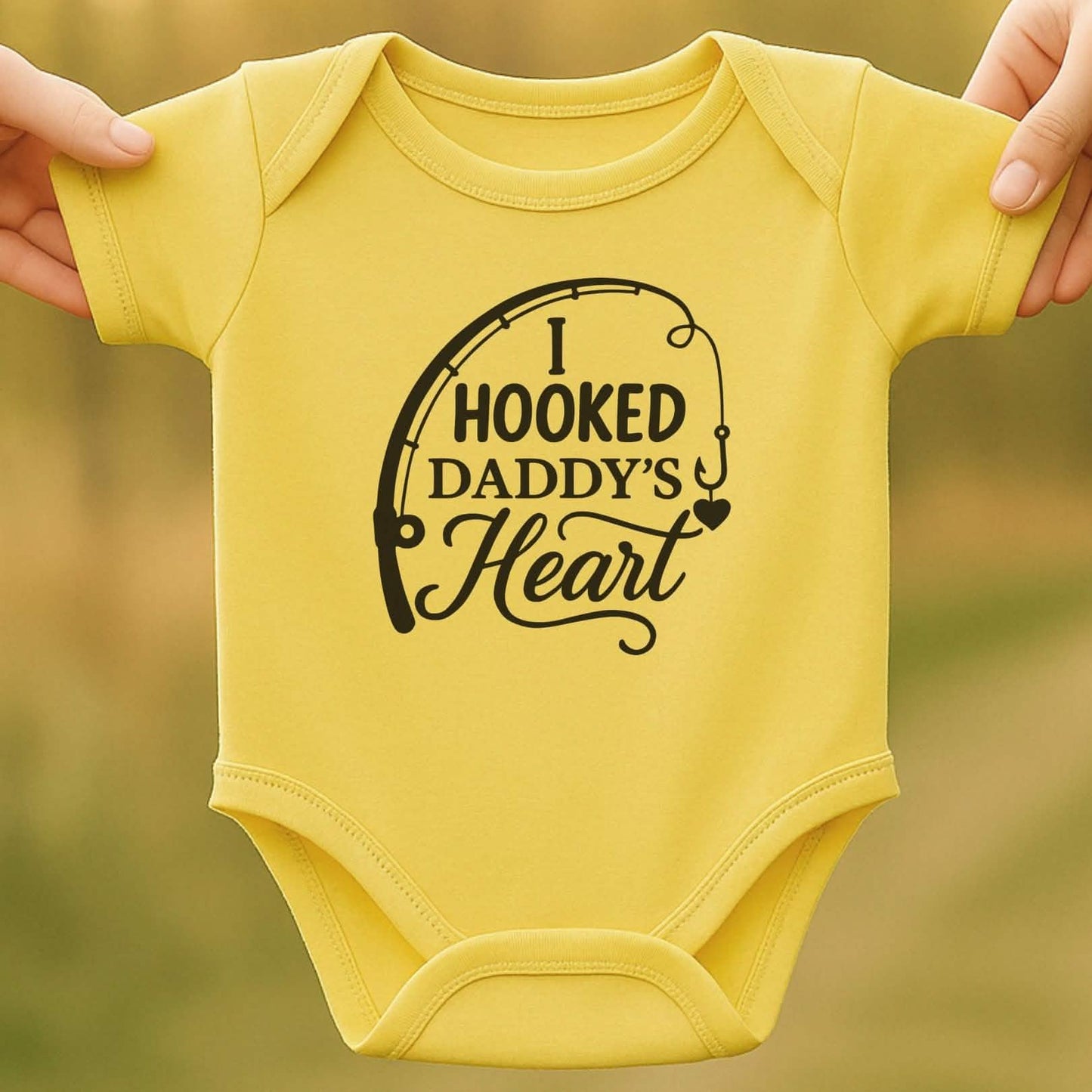 Hooked On You Baby Bodysuit