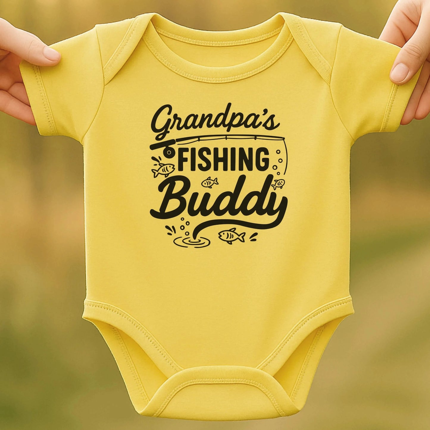 Fishing Buddy Baby Bodysuit