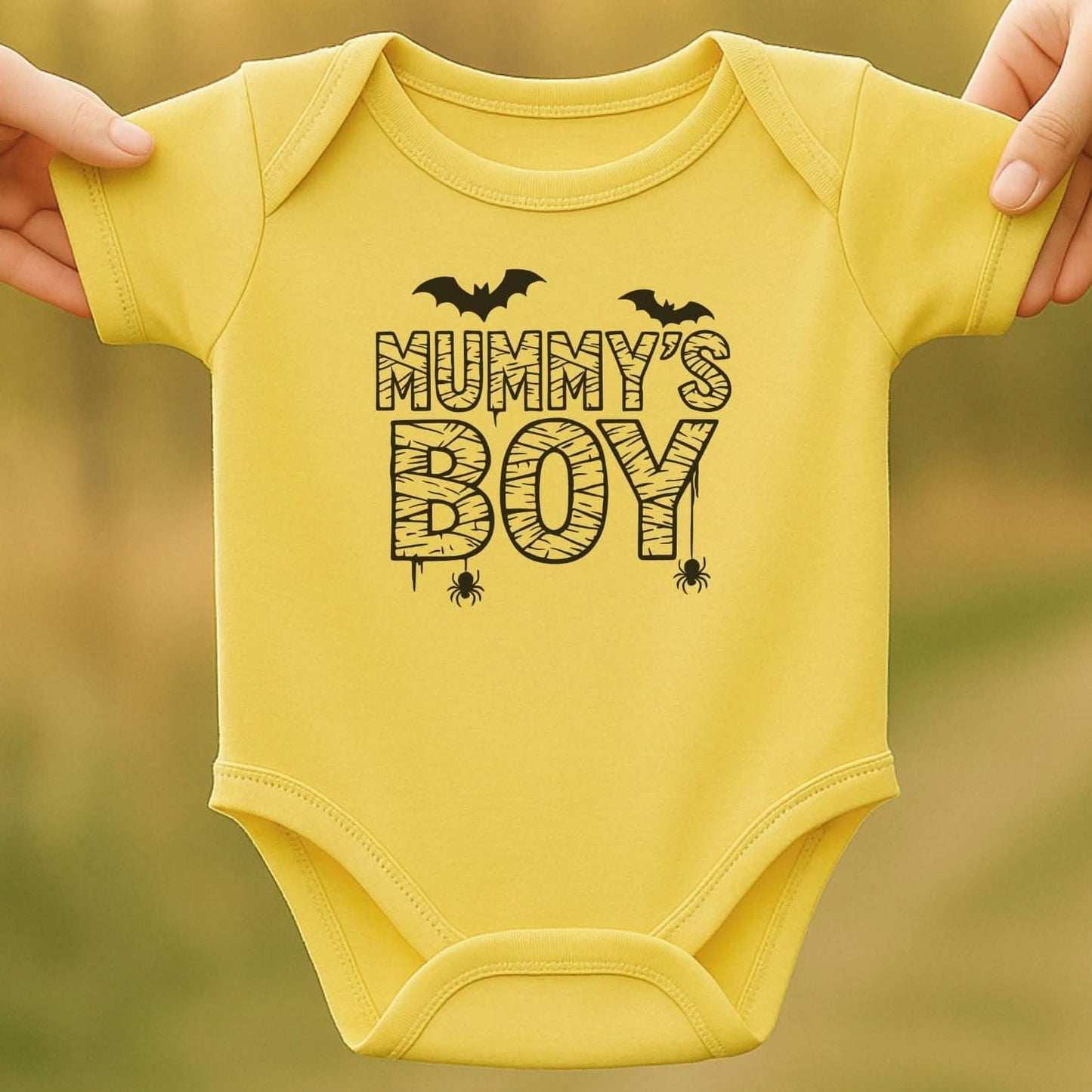 Mummy's Boy Baby Halloween Bodysuit