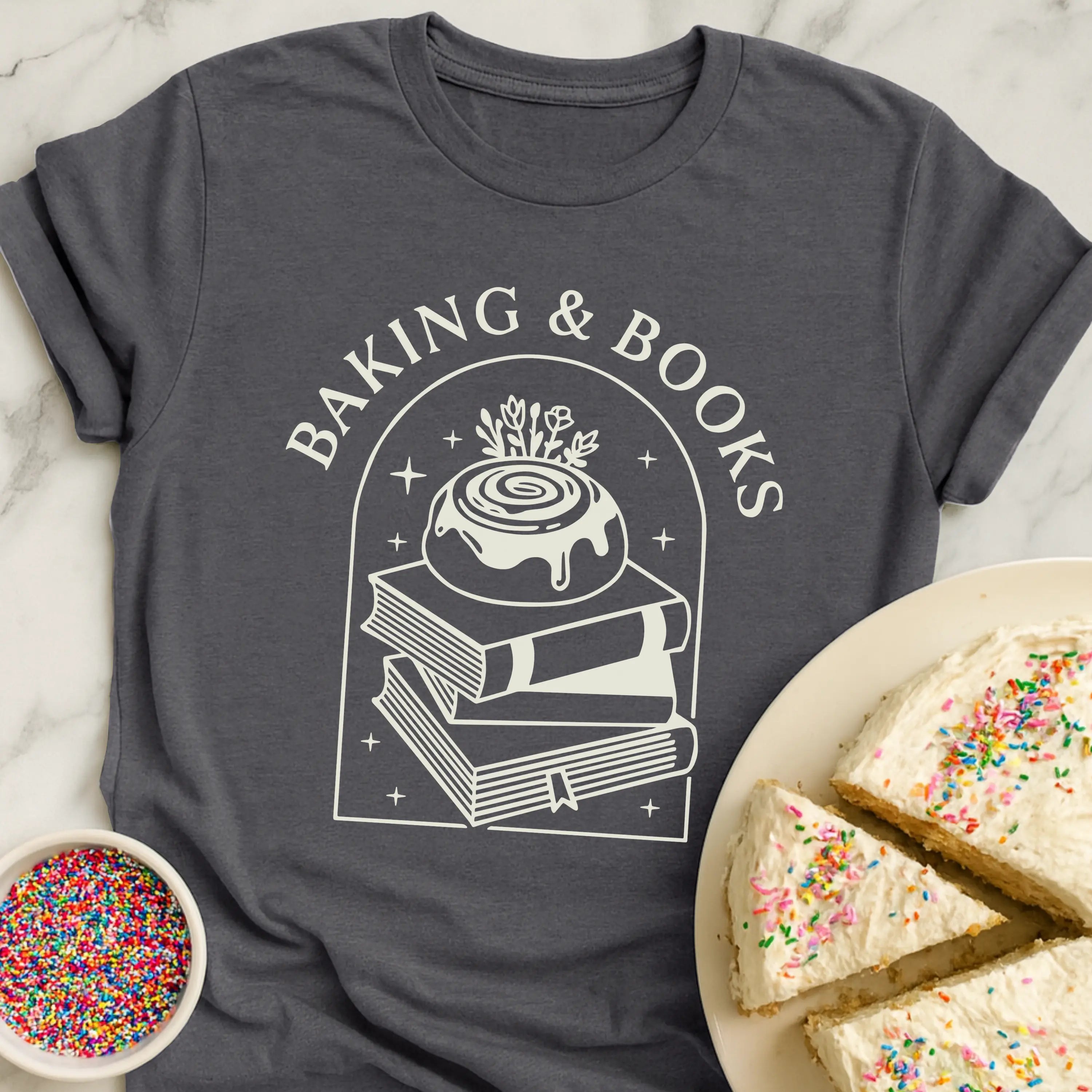 Baking and Books T-Shirt