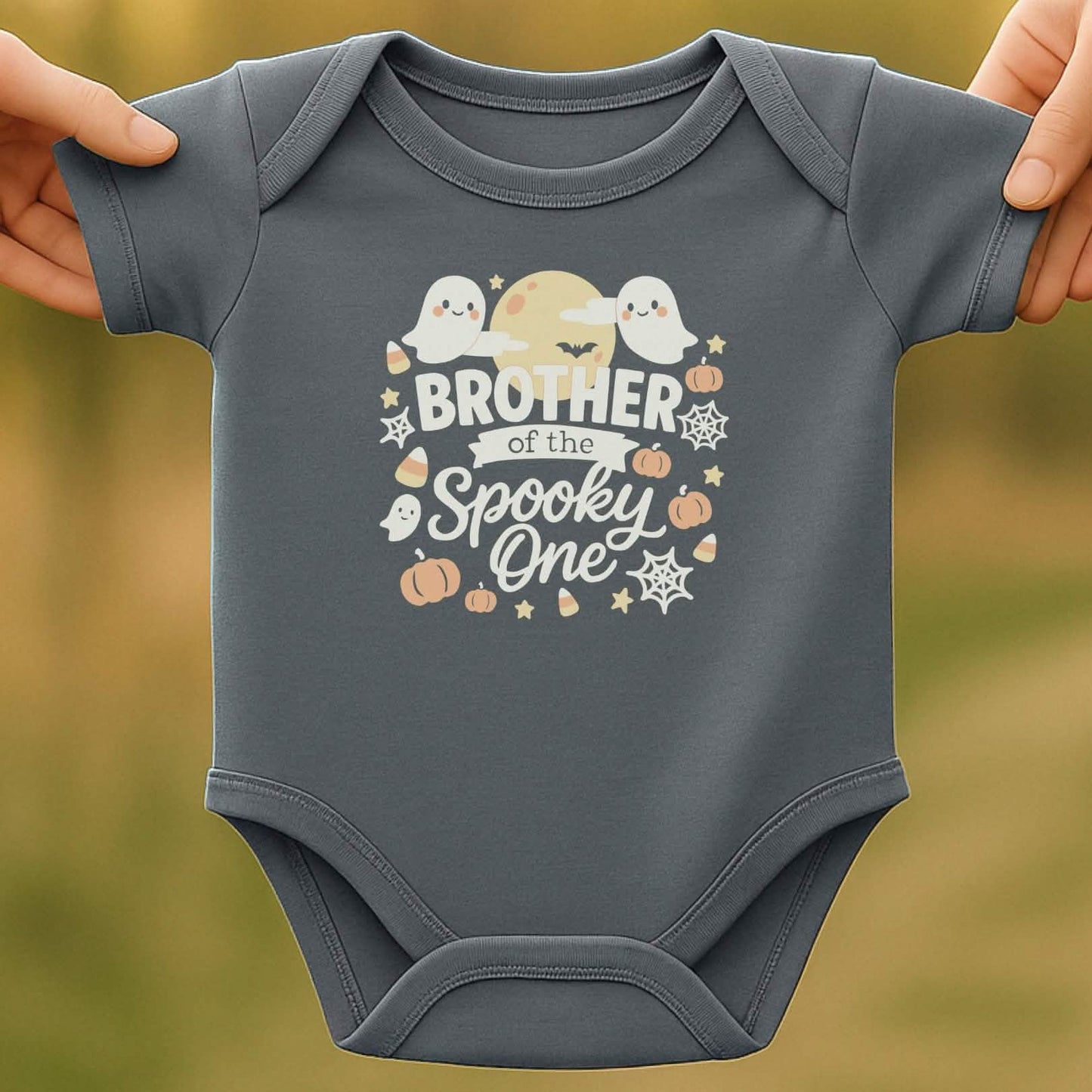 Spooky Brother Baby Halloween Bodysuit