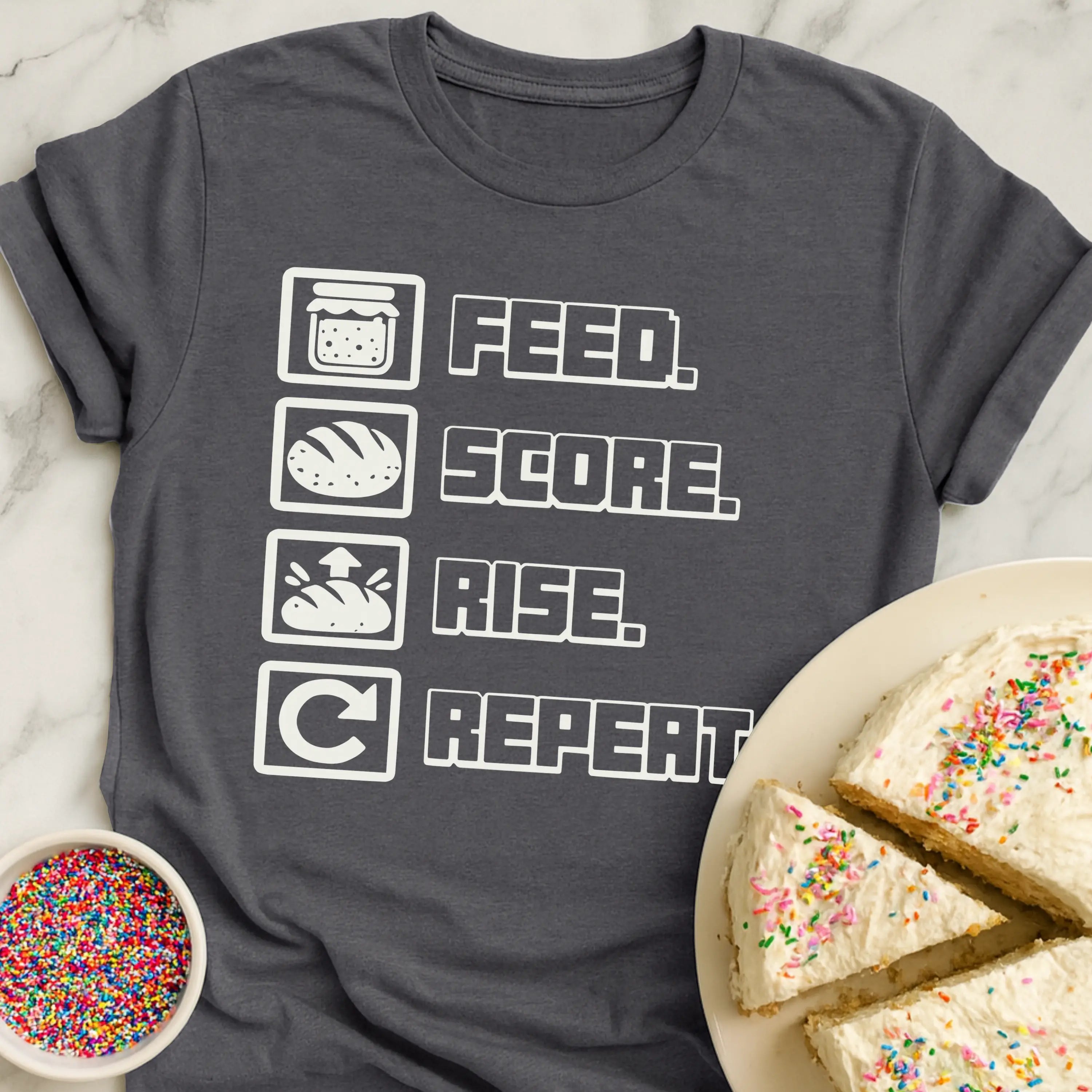 Feed Score Rise Repeat T-Shirt