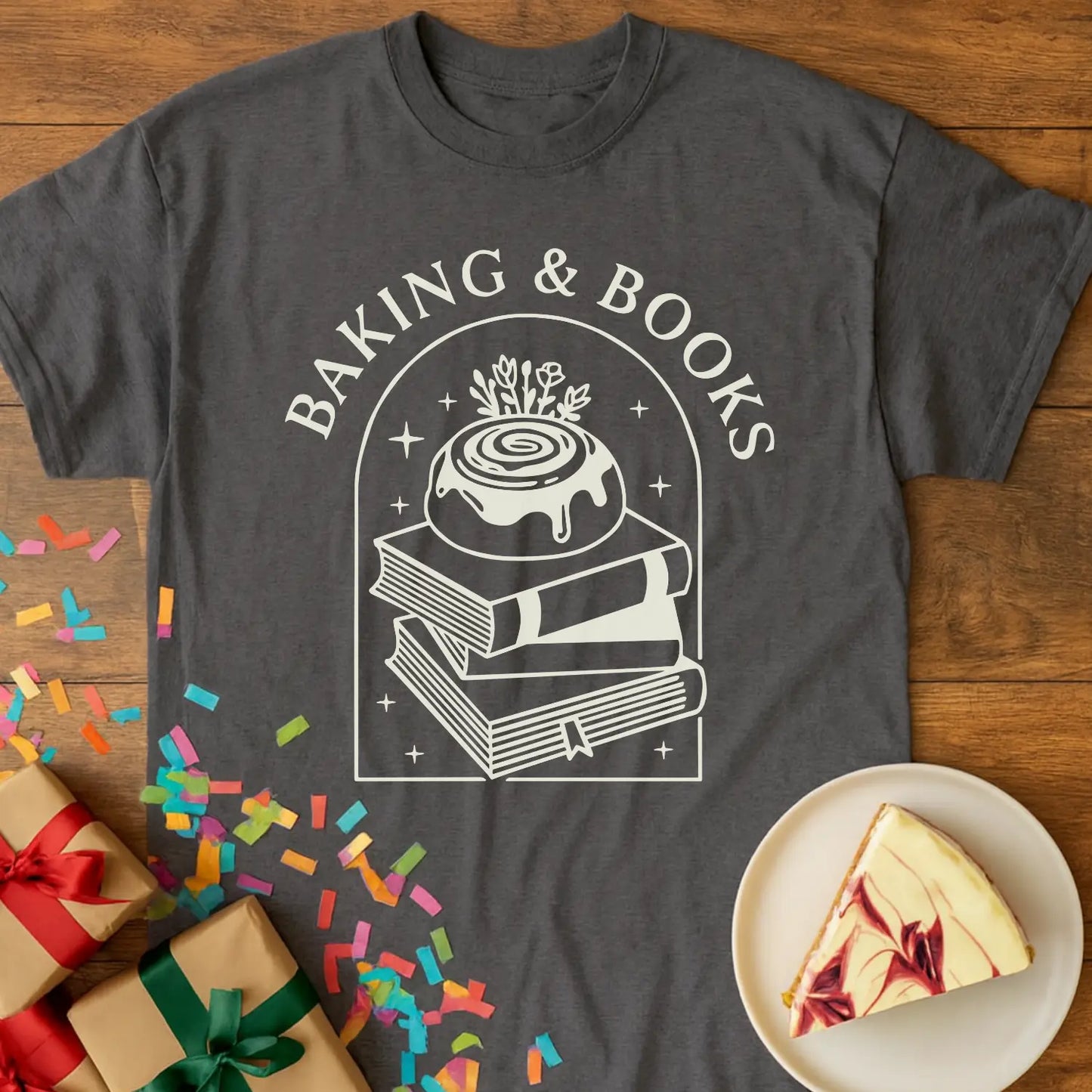 Baking and Books Grandma T-Shirt