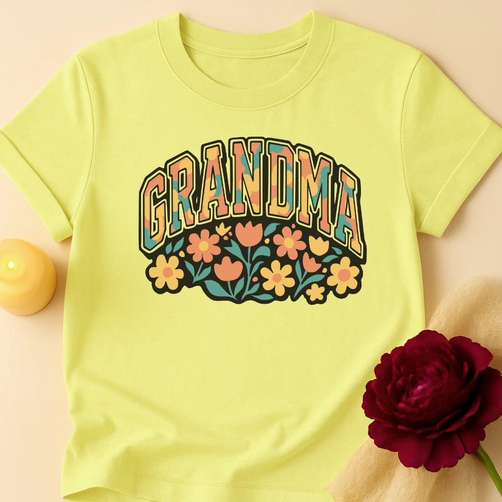 Flower Colors Grandma T-Shirt